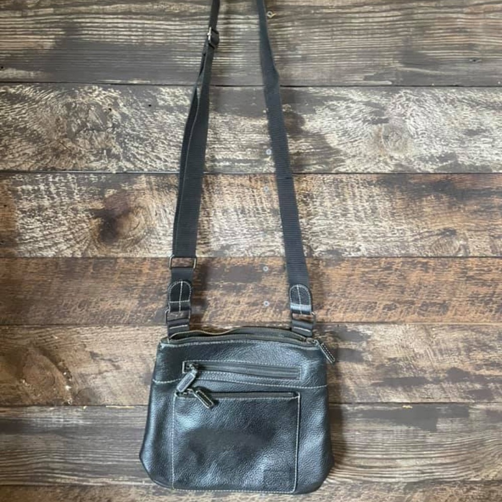 Black over the shoulder bag